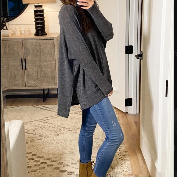 Indy Knit Top | Charcoal size M - Picture 4 of 8